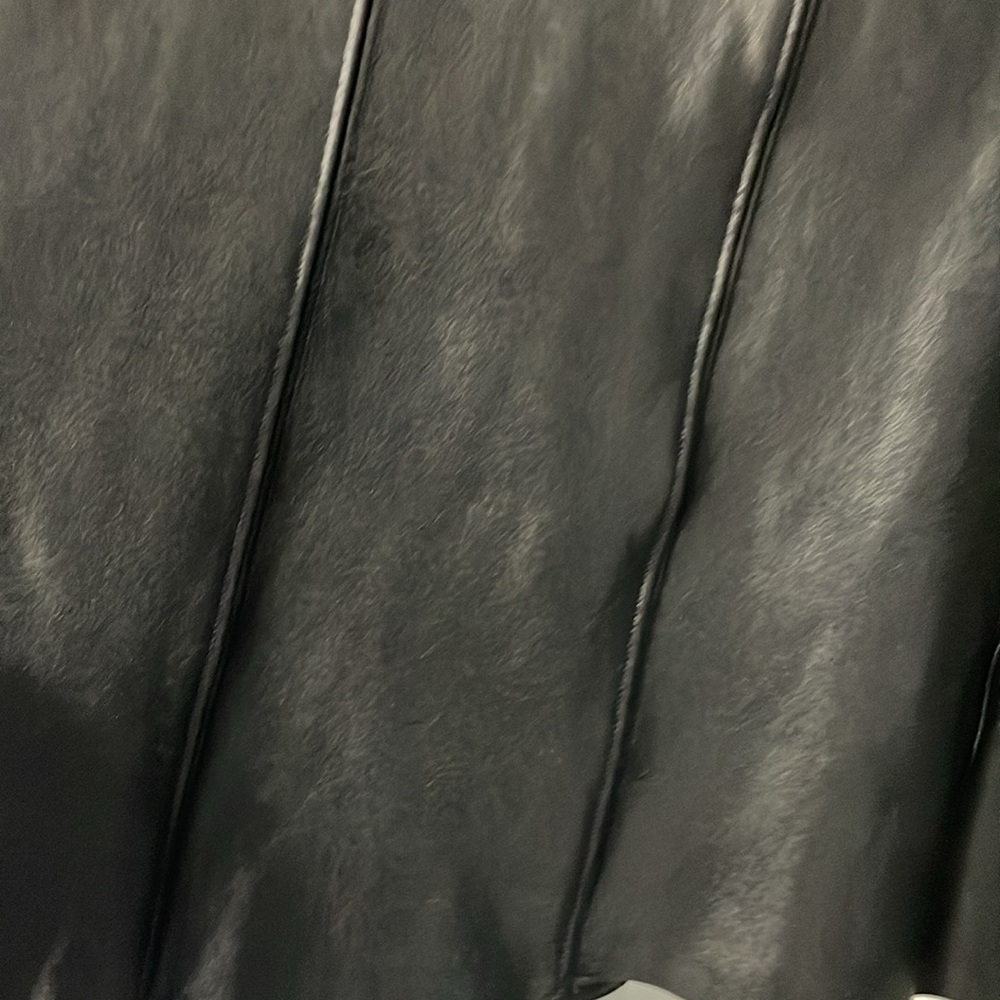 Spanx collarless  faux leather moto jacket - Picture 7 of 9